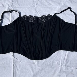 Urban Outfitters Out From Under Black Corset Top